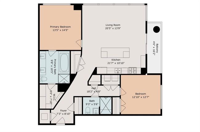 APT-505 - 2207 Bancroft St, Condo with 2 bedrooms, 2 bathrooms and 2 parking in Houston TX | Image 22