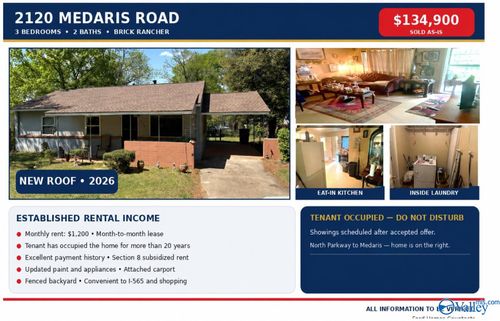 2120 Medaris Rd Nw, Huntsville, AL, 35810-2014 | Card Image