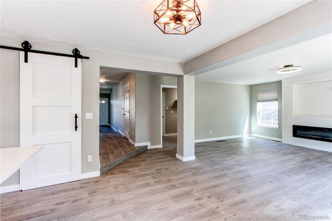 View from kitchen back towards landing at family room | Image 16
