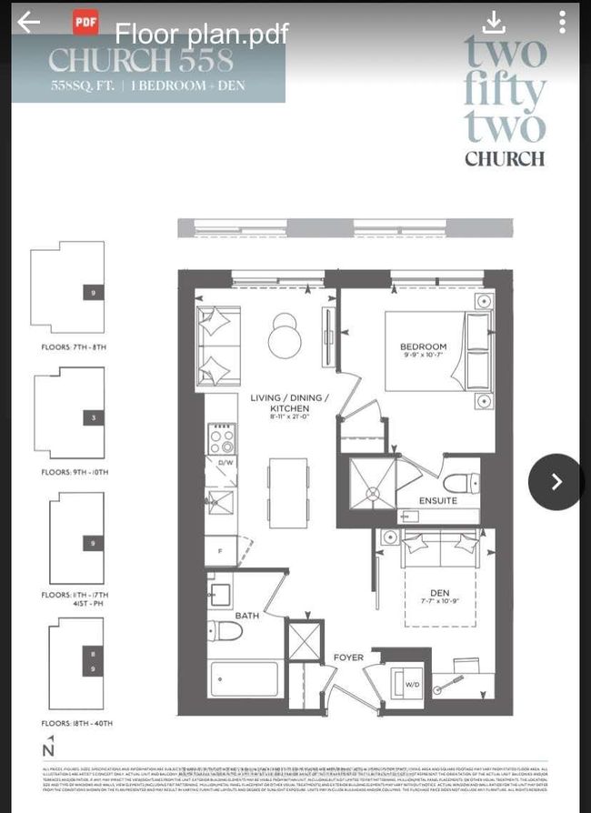 252 Church St, Condo with 2 bedrooms, 2 bathrooms and null parking in Toronto ON | Image 18