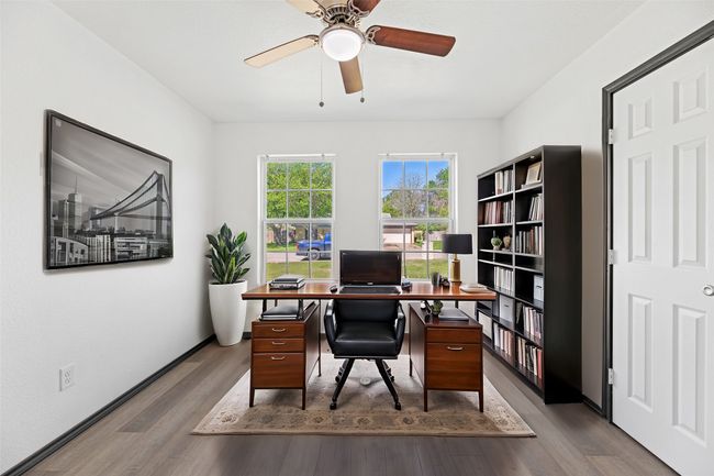 Bedroom #4 at the front of the home could be used as an office. | Image 19