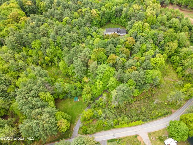 6.8 acres of treed oasis with babbling brook in the front and trails in the rear perfect for recreational vehicles, biking, hiking, snow-shoeing, air-soft, etc... | Image 49