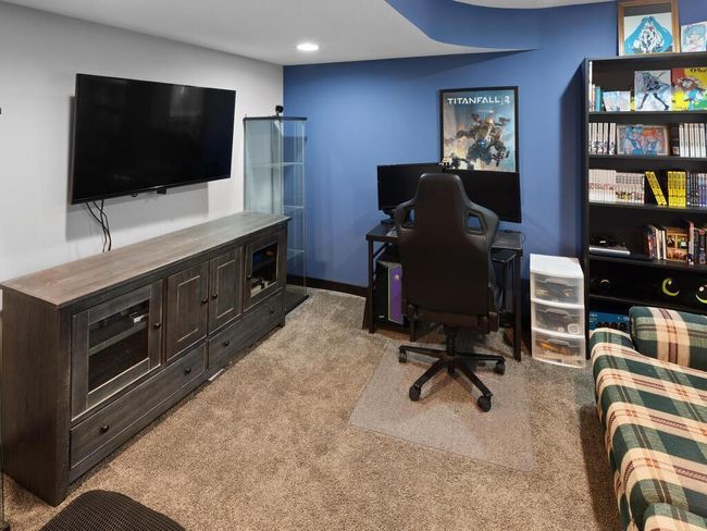 Den/Office with barn doors. This room could be an additional bedroom by adding a closet. | Image 42