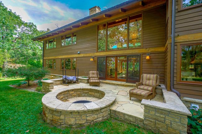 Stone patio off living room | Image 61