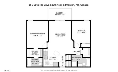 155 Edwards Dr Sw, Edmonton, AB, T6X1N6 | Card Image