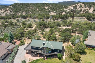 Elevated view showing the home backing up to BLM. | Image 3