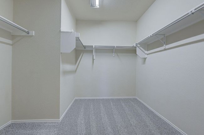 Walk in closet with carpet floors | Image 14