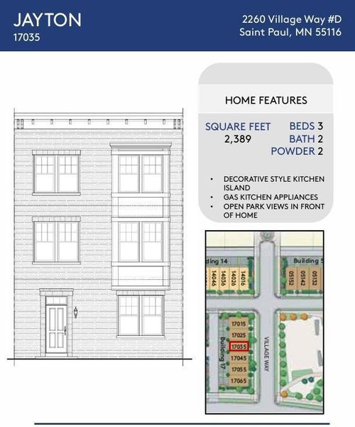 unit-d-2260 Village Way, Saint Paul, MN, 55116-3869 | Card Image