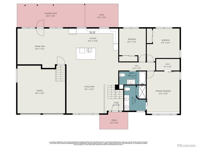 8192 E Oxford Dr, House other with 5 bedrooms, 3 bathrooms and 2 parking in Denver CO | Image 22