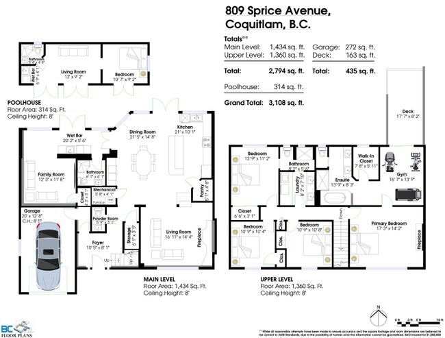 809 Sprice Avenue, House other with 5 bedrooms, 4 bathrooms and 6 parking in Coquitlam BC | Image 40