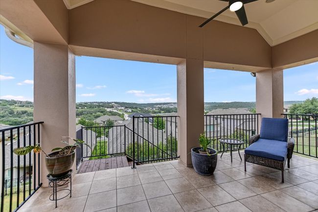 Covered patio with tile flooring | Image 17
