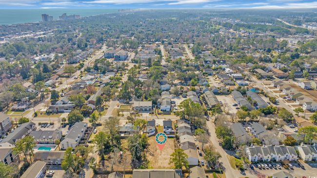 Birds eye view of property with a water view and a residential view | Image 14