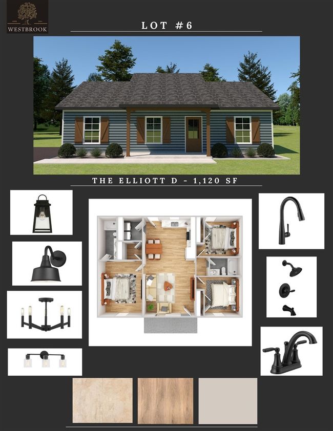LOT-6 - 1111 Brook Court, House other with 3 bedrooms, 2 bathrooms and null parking in Franklin KY | Image 7