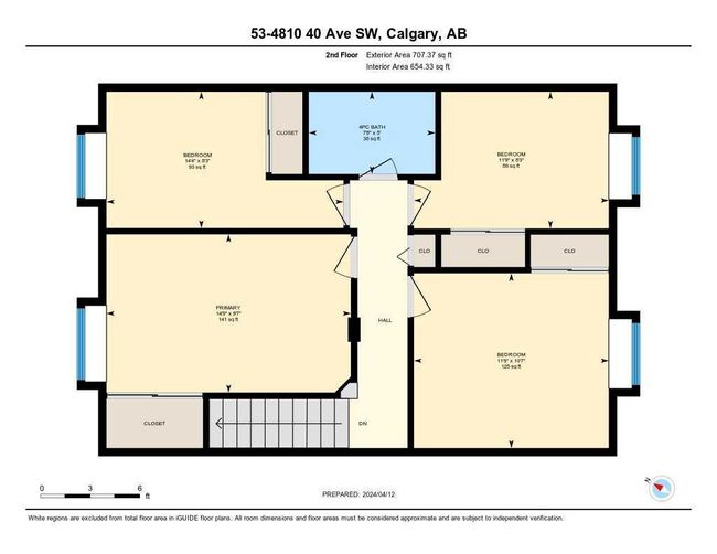 53 - 4810 40 Avenue Sw, Home with 4 bedrooms, 1 bathrooms and 1 parking in Calgary AB | Image 34