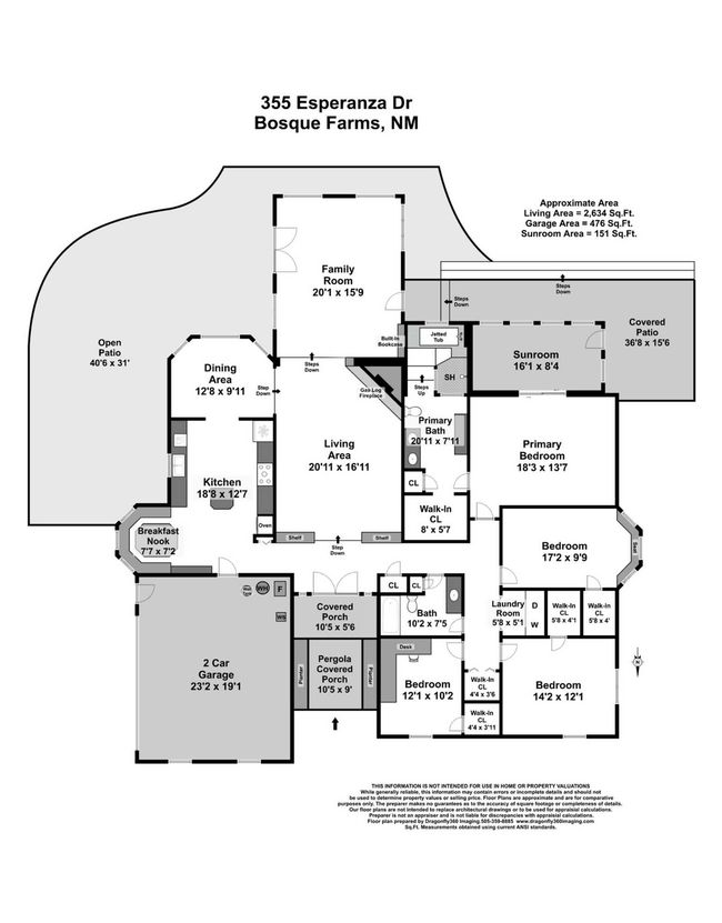 355 Esperanza Dr, House other with 4 bedrooms, 2 bathrooms and null parking in Bosque Farms NM | Image 30