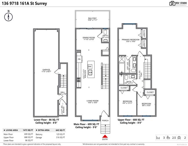136 - 9718 161a Street, Townhouse with 3 bedrooms, 2 bathrooms and 2 parking in Surrey BC | Image 30