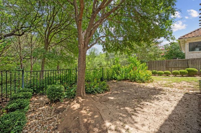 View of back yard overlooking greenbelt | Image 25