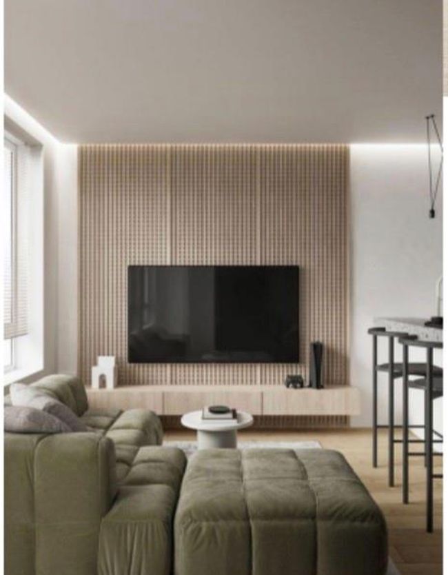 Living room with hardwood / wood-style floors | Image 3