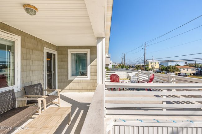 View of private deck for upper unit | Image 42