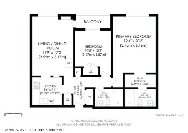 309 - 13780 76 Avenue, Condo with 2 bedrooms, 2 bathrooms and 2 parking in Surrey BC | Image 28