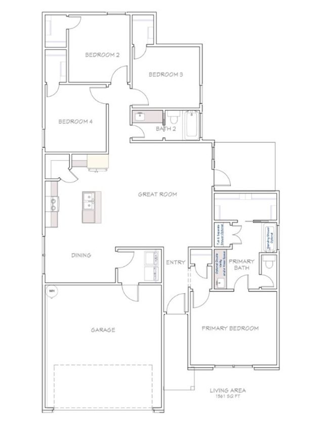 2605 Falcon Ridge Drive, House other with 4 bedrooms, 2 bathrooms and null parking in Bryan TX | Image 5