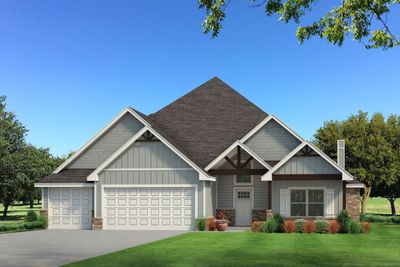 Craftsman inspired home with a front lawn | Image 3