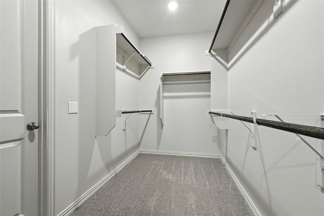 Spacious closet featuring carpet | Image 24