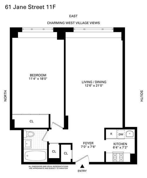 11f-61 Jane St, New York, NY, 10014-5135 | Card Image