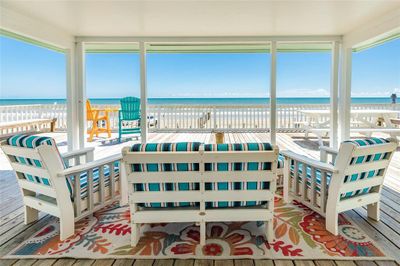 Breathtaking beach views from the expansive front porch | Image 3