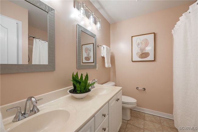 Full Hall Bath with a 2 sink vanity (hall bath #1). | Image 32