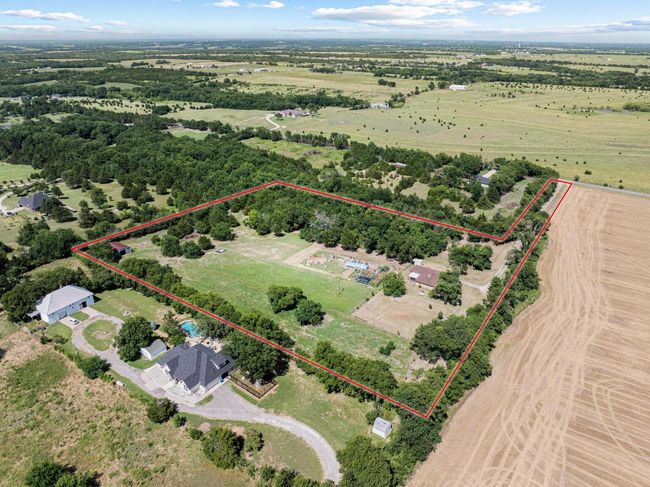 View of rural area with property parcel outlined | Image 10