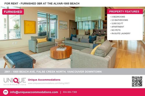 2901-1005 Beach Ave, Vancouver, BC, V6E3W2 | Card Image