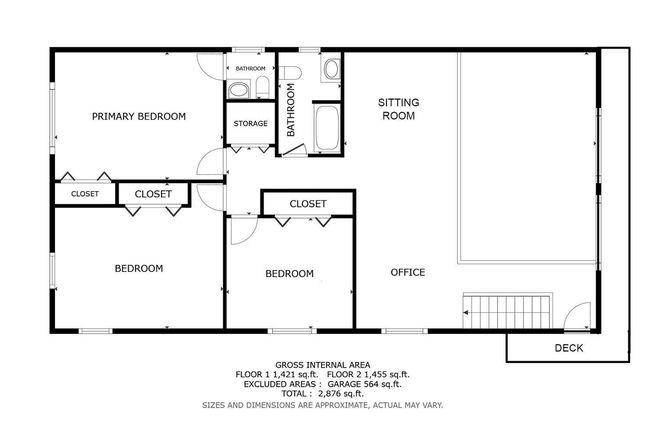 Upper Level Floor Plan | Image 75