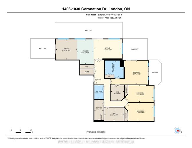 1403 - 1030 Coronation Dr, Condo with 3 bedrooms, 2 bathrooms and null parking in London ON | Image 48