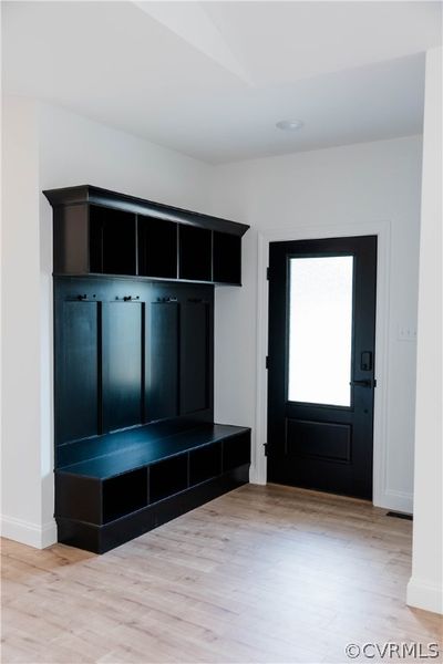 Mudroom with light wood-type flooring | Image 3