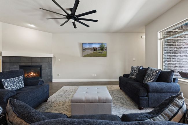 Living room with gas fireplace - open concept living | Image 21