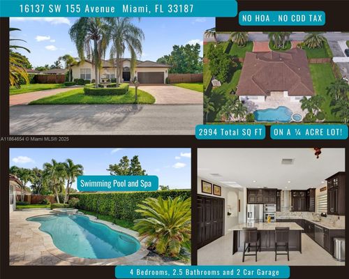 16137 Sw 155th Ave, Miami, FL, 33187-1496 | Card Image