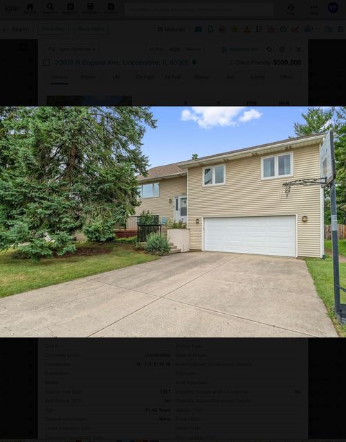 20698 N Eugene Ave, Lincolnshire, IL, 60069-9652 | Card Image