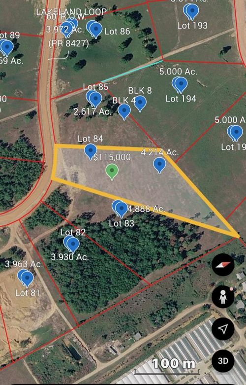 Lot 84 E Lakeland Ct, Hillister, TX, 77624 | Card Image