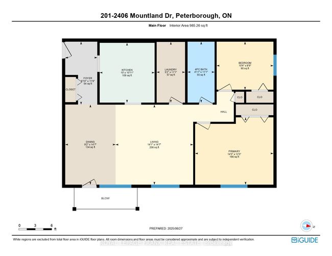 201 - 2406 Mountland Dr, Condo with 2 bedrooms, 1 bathrooms and 1 parking in Peterborough ON | Image 22