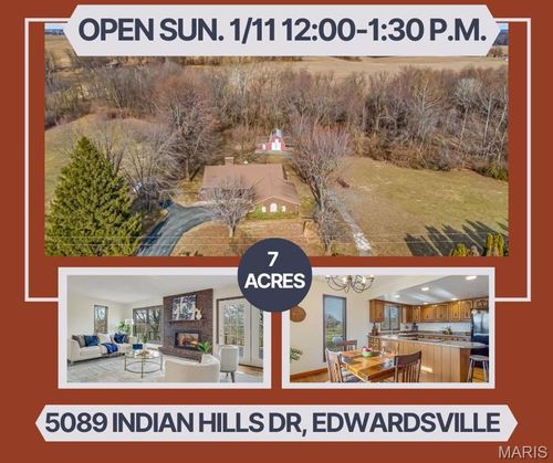 5089 Indian Hills Dr, Edwardsville, IL, 62025-5945 | Card Image