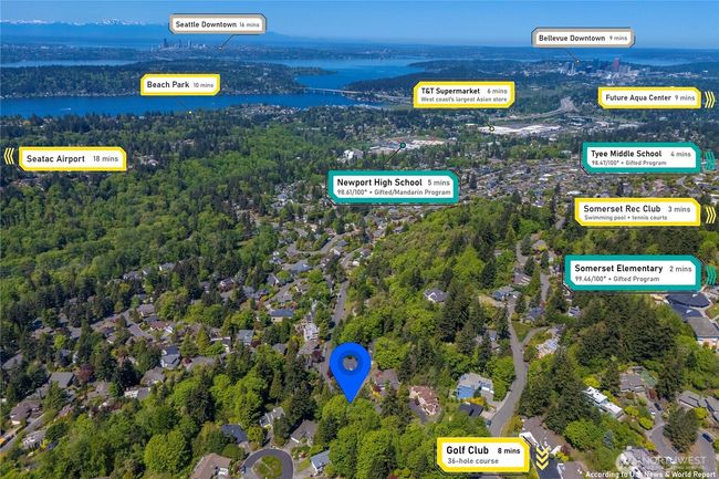13707 Se 51 St Pl, House other with 4 bedrooms, 4 bathrooms and 2 parking in Bellevue WA | Image 36