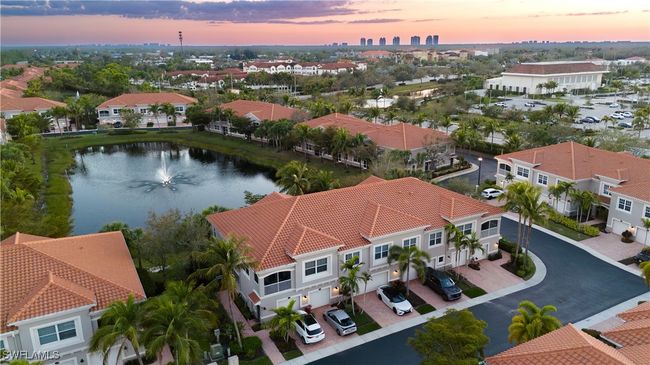 Drone / aerial view featuring a residential view and a water view | Image 26