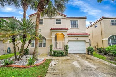 417 Nw 87th Ln, House other with 3 bedrooms, 2 bathrooms and null parking in Coral Springs FL | Image 1