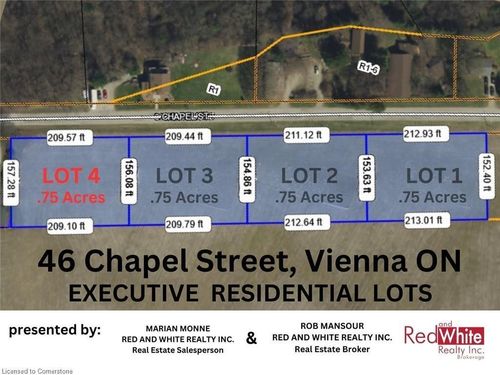 LOT 4 - 46 Chapel St, Vienna, ON, N0J1Z0 | Card Image