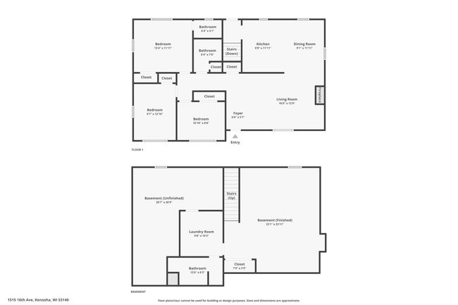 1515 16 Th Ave, House other with 3 bedrooms, 2 bathrooms and null parking in Kenosha WI | Image 24
