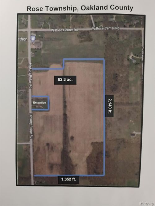 VL Hickory Ridge Rd, Rose Township, MI, 48442 | Card Image