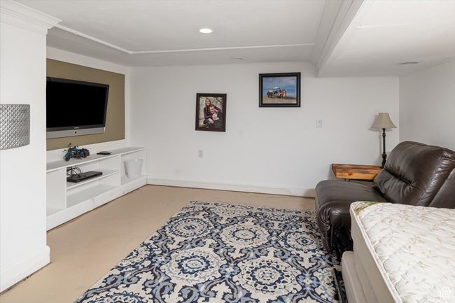Living room featuring concrete flooring | Image 37