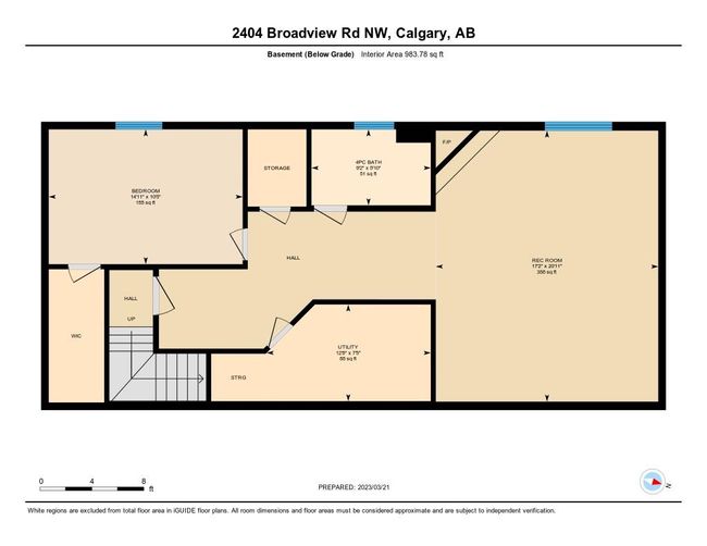 2404 Broadview Road Nw, Home with 4 bedrooms, 3 bathrooms and 2 parking in Calgary AB | Image 17