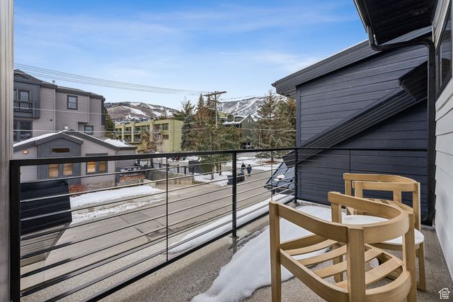 Balcony featuring a mountain view | Image 24